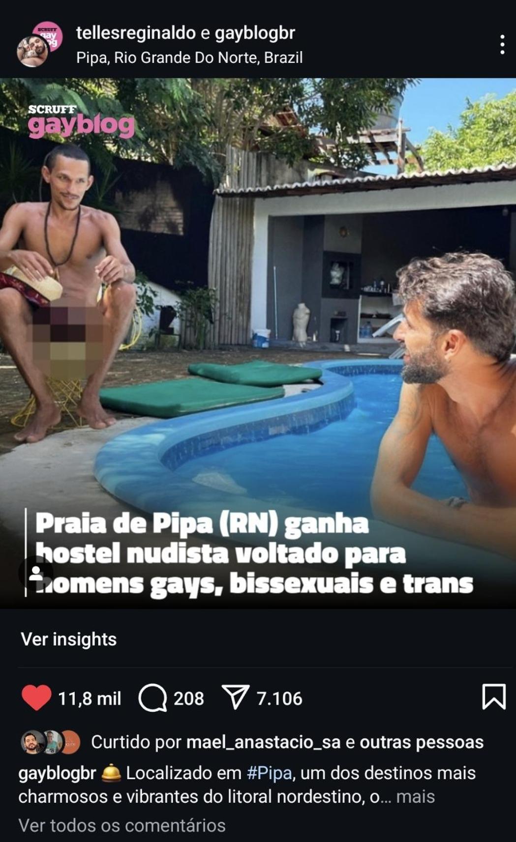 Pelados Beach Hostel Praia de Pipa 외부 사진